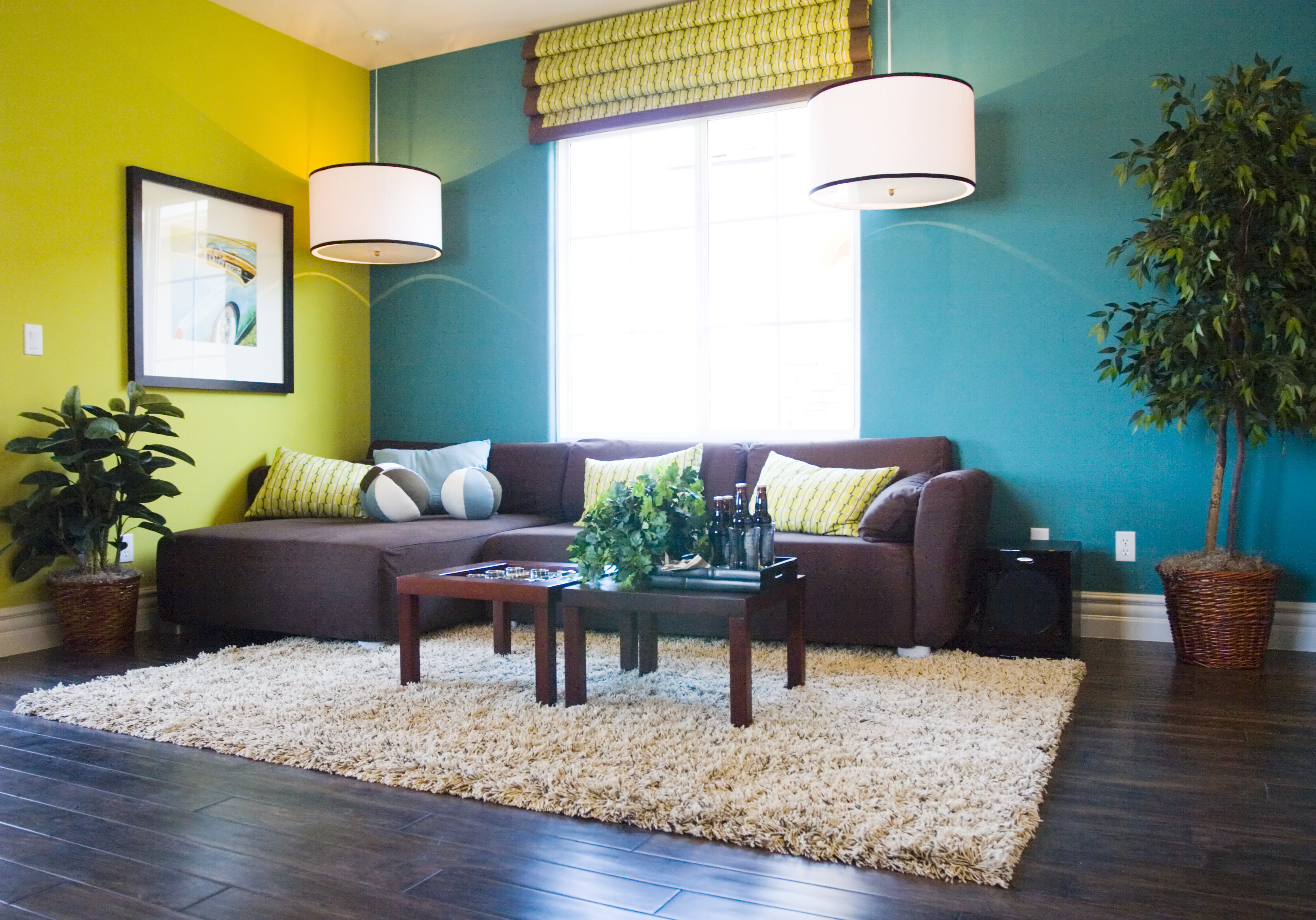 Modern casual living room